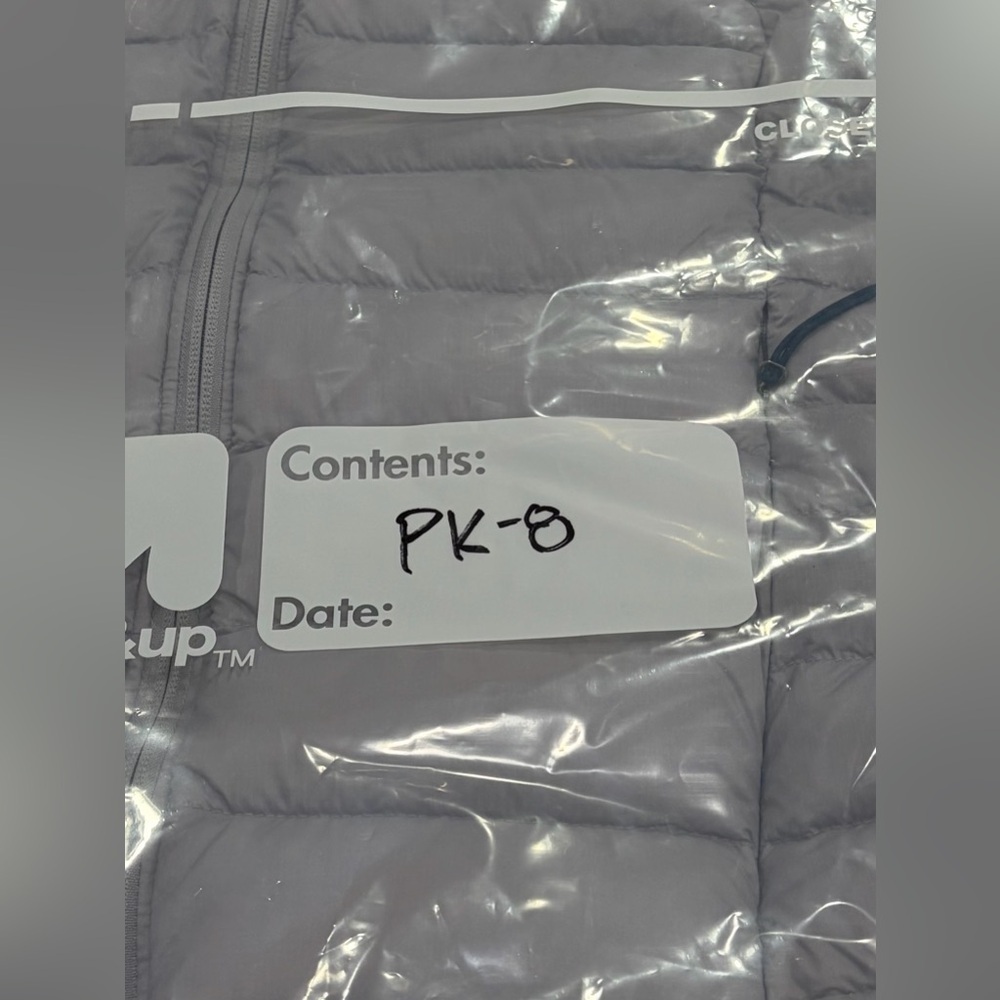Patagonia Women's M Medium Down Sweater Vest Puffer Puff Herring Grey NWT Purple - Picture 8 of 8